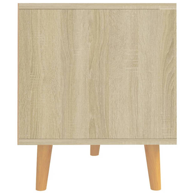 The Living Store TV-meubel - Sonoma eiken - 90 x 40 x 48.5 cm - stevig en praktisch