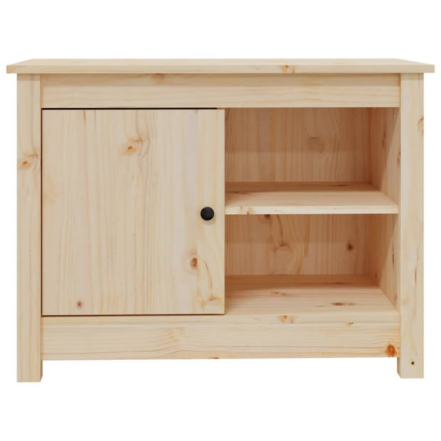 vidaXL Tv-meubel 70x36,5x52 cm massief grenenhout