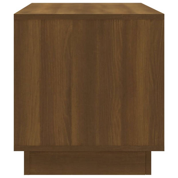 vidaXL Tv-meubel 102x41x44 cm bewerkt hout bruin eikenkleur