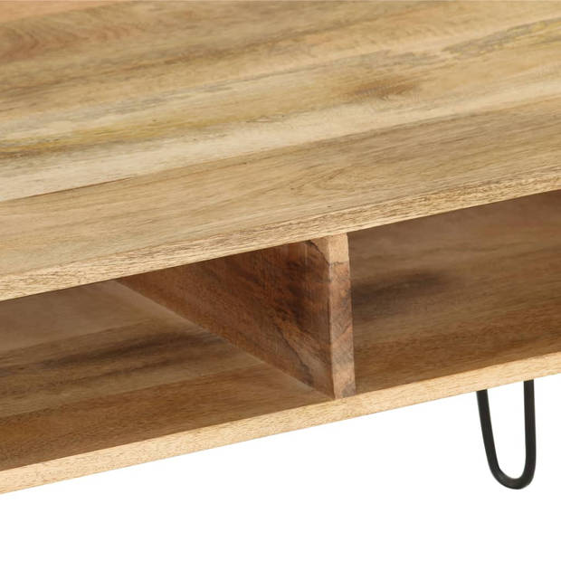 vidaXL Tv-meubel 110x35x45 cm massief mangohout