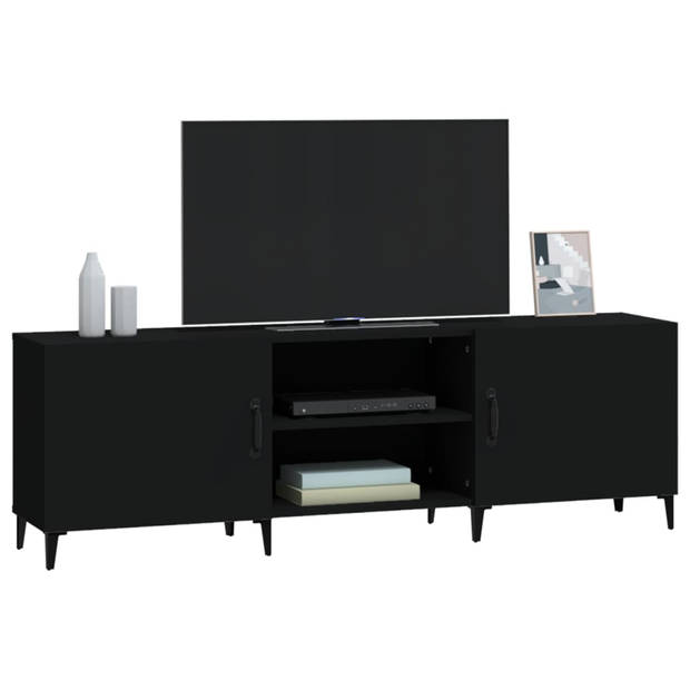 The Living Store TV-Kast - Klassiek - Zwart - 150 x 30 x 50 cm - Hoge kwaliteit