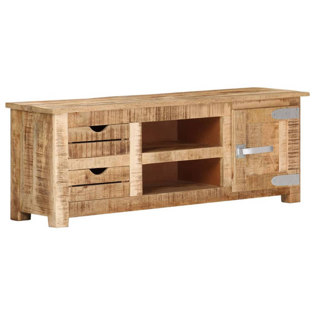 vidaXL Tv-meubel 110x30x40 cm ruw mangohout