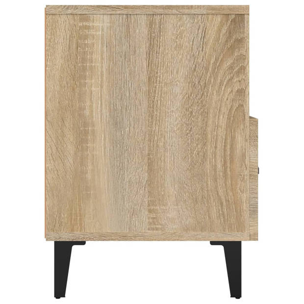 The Living Store TV-meubel Sonoma Eiken - Media Kast 80x36x50 cm - Stevig en Vochtbestendig