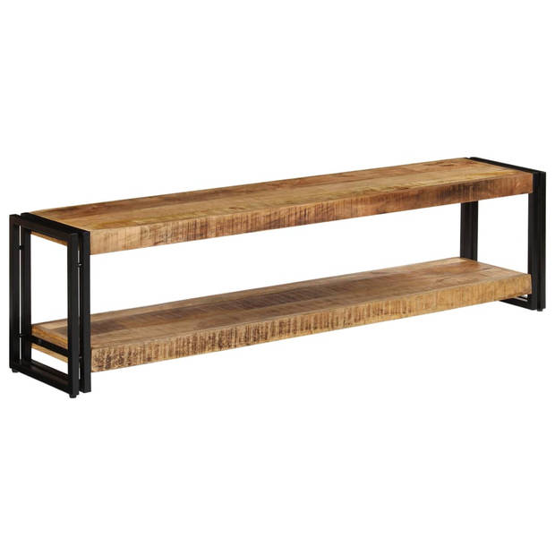 The Living Store Tv-kast Antieke Stijl - Mangohout - 150x30x40 cm