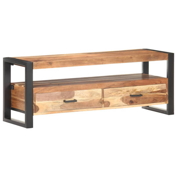 vidaXL Tv-meubel 120x35x45 cm hout met honingkleurige afwerking