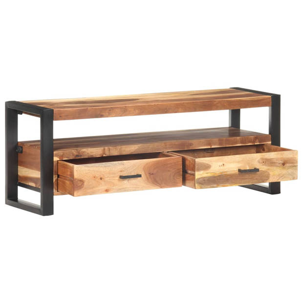 vidaXL Tv-meubel 120x35x45 cm hout met honingkleurige afwerking