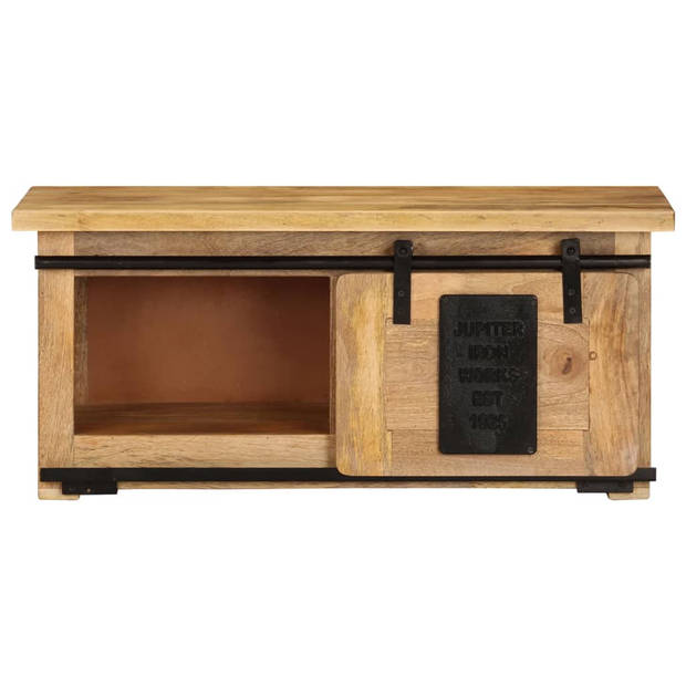 vidaXL Tv-meubel 90x35x40 cm massief mangohout