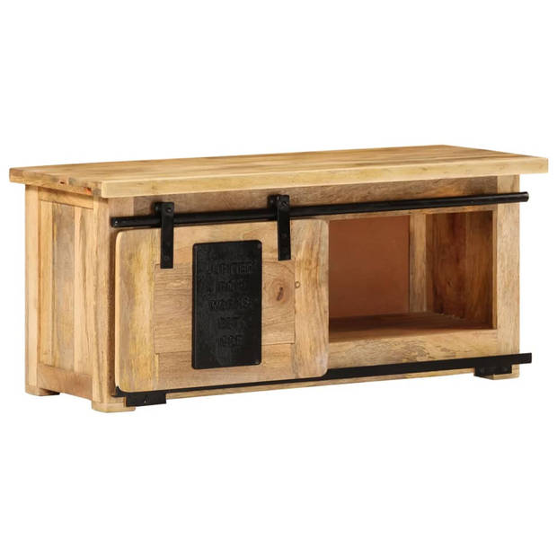 vidaXL Tv-meubel 90x35x40 cm massief mangohout