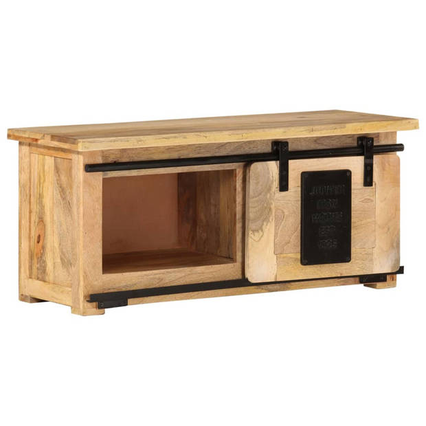 vidaXL Tv-meubel 90x35x40 cm massief mangohout