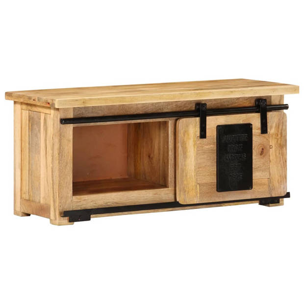 vidaXL Tv-meubel 90x35x40 cm massief mangohout