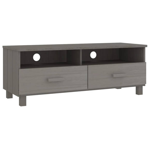 The Living Store HAMAR TV-kast - 106 x 40 x 40 cm - Lichtgrijs