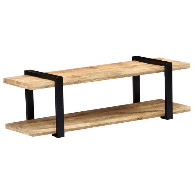 vidaXL Tv-meubel 130x40x40 cm massief mangohout