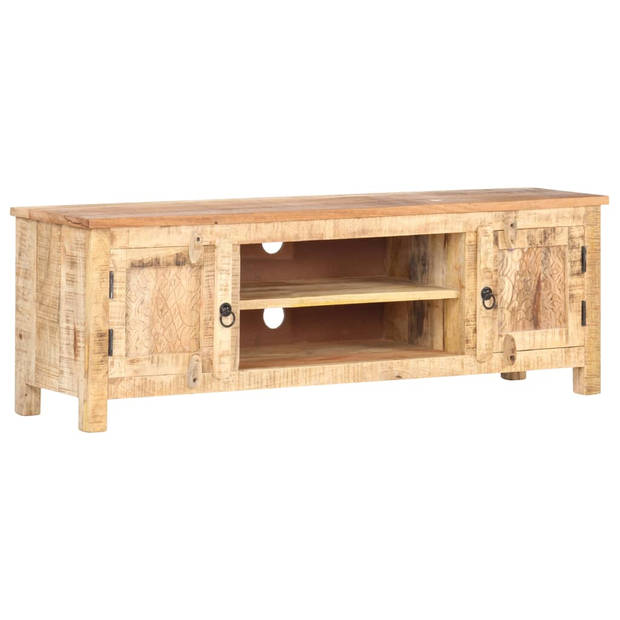 vidaXL Tv-meubel 120x30x40 cm ruw mangohout