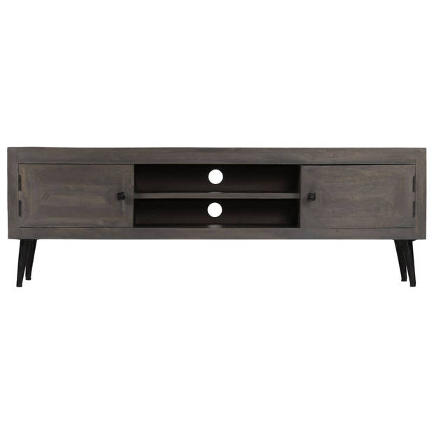 vidaXL Tv-meubel 140x30x45 cm massief mangohout