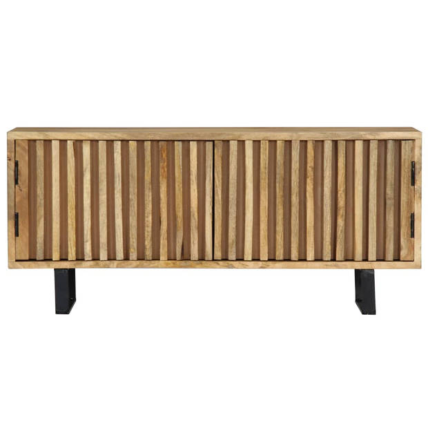 The Living Store Tv-meubel - Mangohout - 90 x 30 x 40 cm - 2 deuren