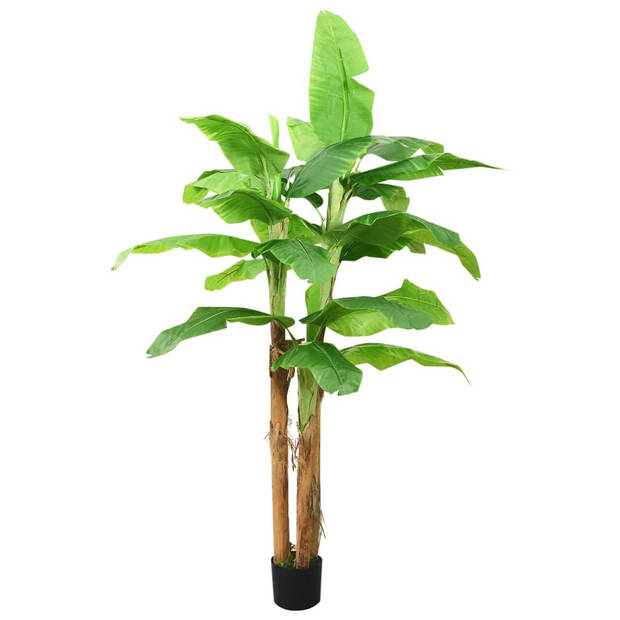 The Living Store Bananenboom Kunstplant - 290-300 cm - Realistische bladeren - Geen verzorging nodig