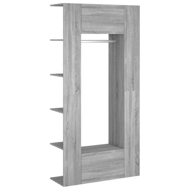 The Living Store Gangkast - Gangkasten - 97.5 x 37 x 99 cm - Bewerkt hout