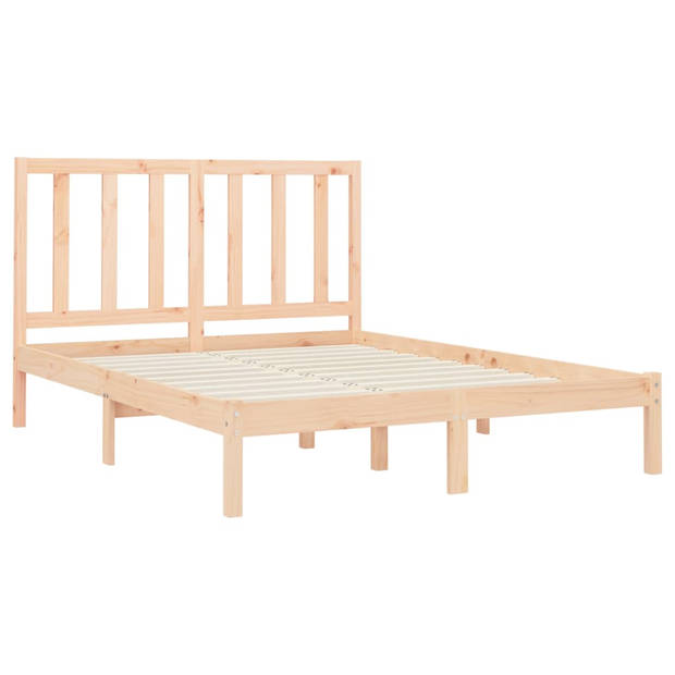 vidaXL Bedframe massief hout 120x200 cm