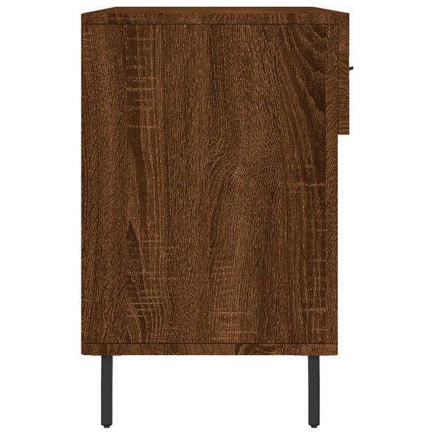 The Living Store Schoenenbank - Bewerkt hout en ijzer - 102 x 35 x 55 cm - Trendy en praktisch