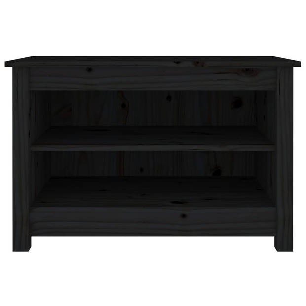 The Living Store Schoenenkast - Grenenhout - 70 x 38 x 45.5 cm - Trendy ontwerp