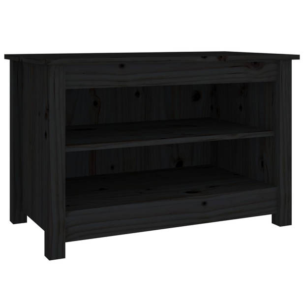 The Living Store Schoenenkast - Grenenhout - 70 x 38 x 45.5 cm - Trendy ontwerp