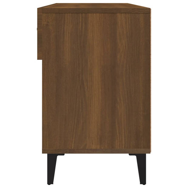 The Living Store Schoenenkast - Bruineiken - 102 x 35 x 55 cm - Trendy ontwerp