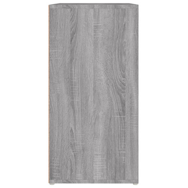 vidaXL Schoenenkast 60x35x70 cm bewerkt hout grijs sonoma eikenkleurig