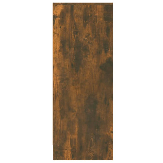 vidaXL Schoenenkast 60x35x92 cm bewerkt hout gerookt eikenkleurig