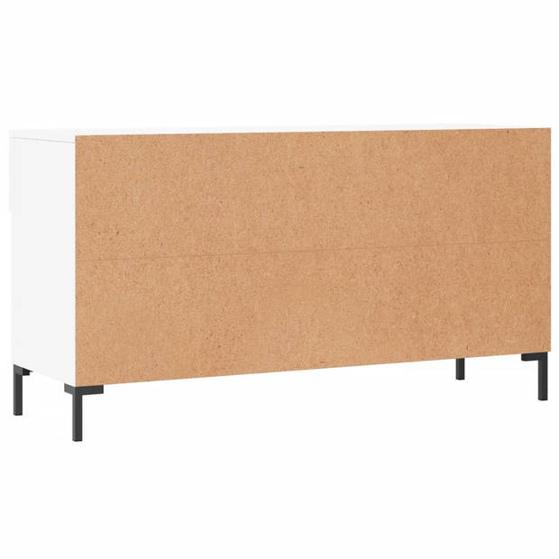 The Living Store Schoenenbank - Trendy en praktische - Meubelen - 102 x 35 x 55 cm - Wit - Duurzaam hout