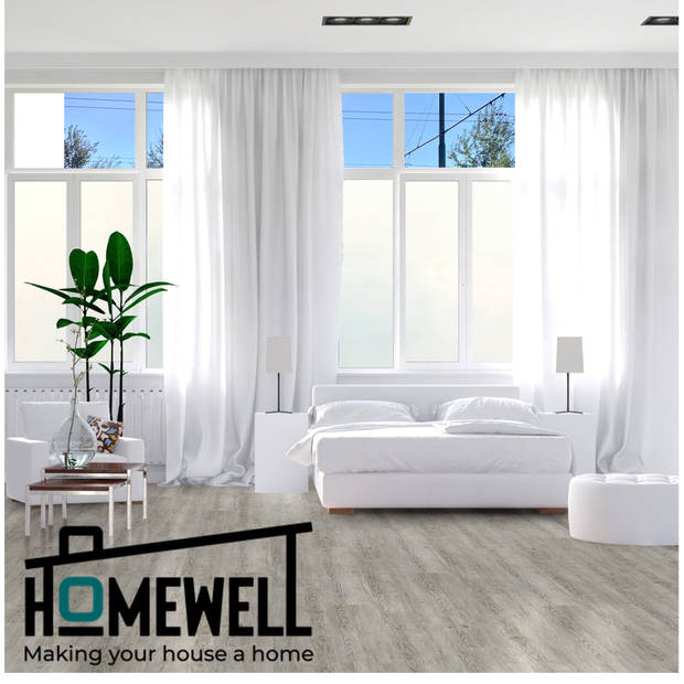 Homewell Raamfolie HR++ 70x300cm - Zonwerend & Isolerend - Anti inkijk - Zelfklevend - Melkglas