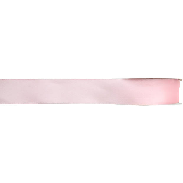 Cadeau sierlint satijn - roze - 1 cm x 25 meter - Cadeaulint - Cadeaulinten