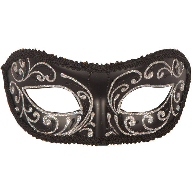 Venetiaans oogmasker - zilver/goud - voor volwassenen - Verkleedmaskers