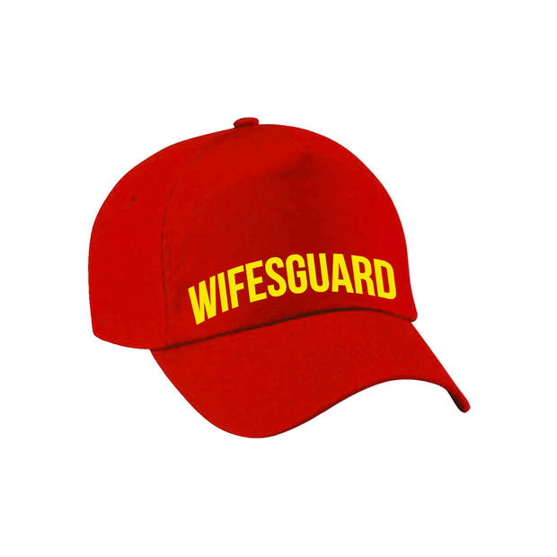 Bellatio Decorations lifeguard verkleed pet - rood - strandwacht/carnaval outfit - volwassenen - Verkleedhoofddeksels