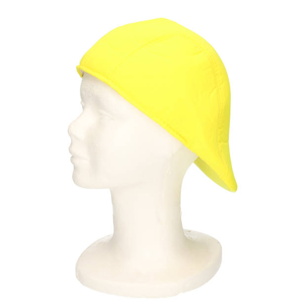 Neon rappers hoedje fluoriserend geel - Verkleedhoofddeksels