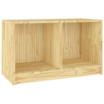 The Living Store Tv-meubel - Grenenhout - 70 x 33 x 42 cm - Stevig en praktisch