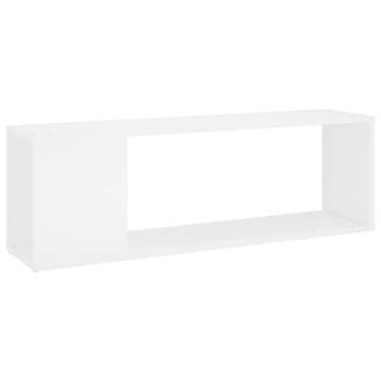 The Living Store Tv-kast Classic - Tv-meubel 100x24x32 cm - Wit