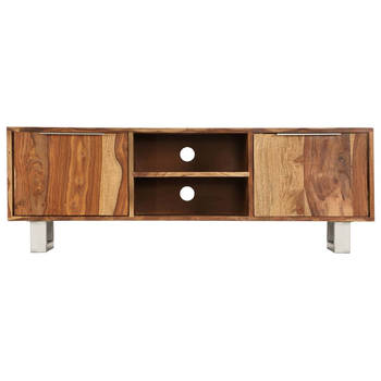 The Living Store Sheesham TV-meubel - 118 x 30 x 40 cm - Houten Dressoir