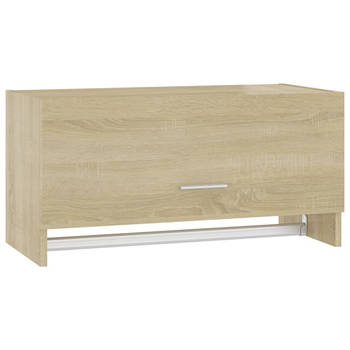 The Living Store Kledingkast 70x32-5x35 cm spaanplaat sonoma eikenkleurig - Kast