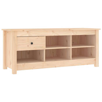 The Living Store Schoenenkast - Massief grenenhout - 110 x 38 x 45.5 cm