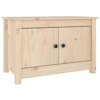 The Living Store Schoenenkast - Grenenhout - 70 x 38 x 45.5 cm