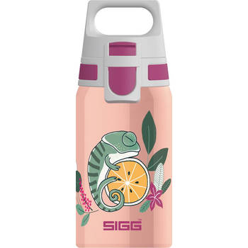 Sigg drinkbeker Flora meisjes 0,5 liter RVS zalmroze