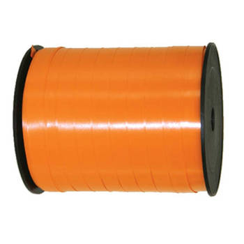 Cadeaulint/sierlint in de kleur oranje 5 mm x 500 meter - Cadeauversiering