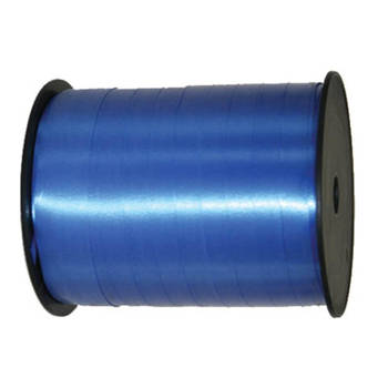Cadeaulint/sierlint in de kleur blauw 5 mm x 500 meter - Cadeauversiering
