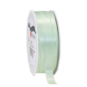 Cadeaulint/sierlint Satijn - 1 cm x 25 meter - Mint groen - cadeaus - Cadeaulinten