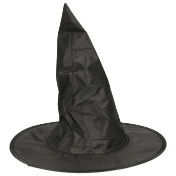 Verkleed heksenhoed - zwart - voor kinderen - Halloween hoofddekselsA  - Verkleedhoofddeksels