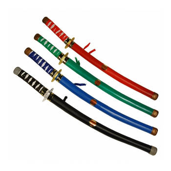 Rood ninja zwaard van plastic 60 cm - Verkleedattributen