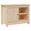 The Living Store TV-meubel Grenenhout - 70 x 36.5 x 52 cm - Stabiel en veel opbergruimte