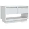 The Living Store Tv-meubel - Hoogglans wit - 70x41x44 cm