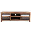 The Living Store Houten TV-meubel - Acaciahout - 120 x 35 x 40 cm - Uniek en duurzaam