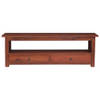 The Living Store Mahoniehouten TV-meubel - Vintage stijl - 115x30x40 cm